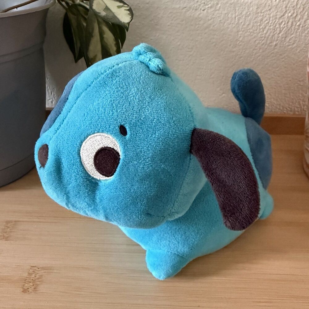 B Toys Blue Puppy Interactive Plush Dog Woofer Animated Stuffed Toy Works